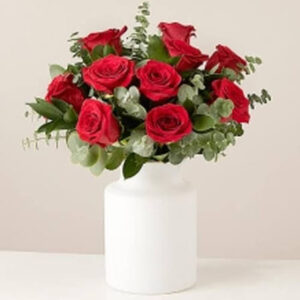 Classic Red Rose Vase (Copy)