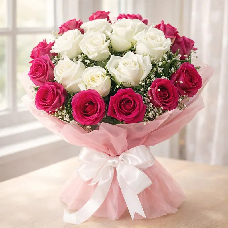 Classic Red Rose Vase (Copy)